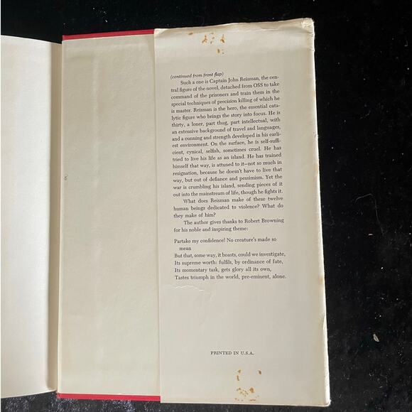 The Dirty Dozen by E.M. Nathanson | 1965 | Book Club Edition - Picture 8 of 10